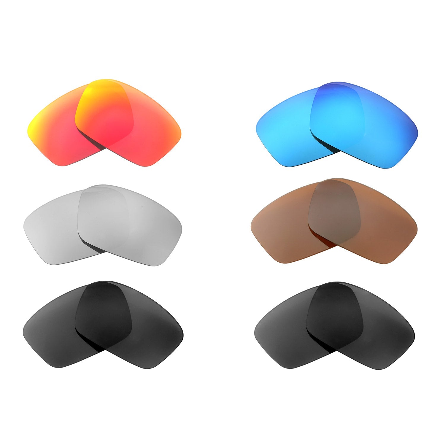 Walleva Replacement Lenses for Oakley Siphon (OO9429 Series