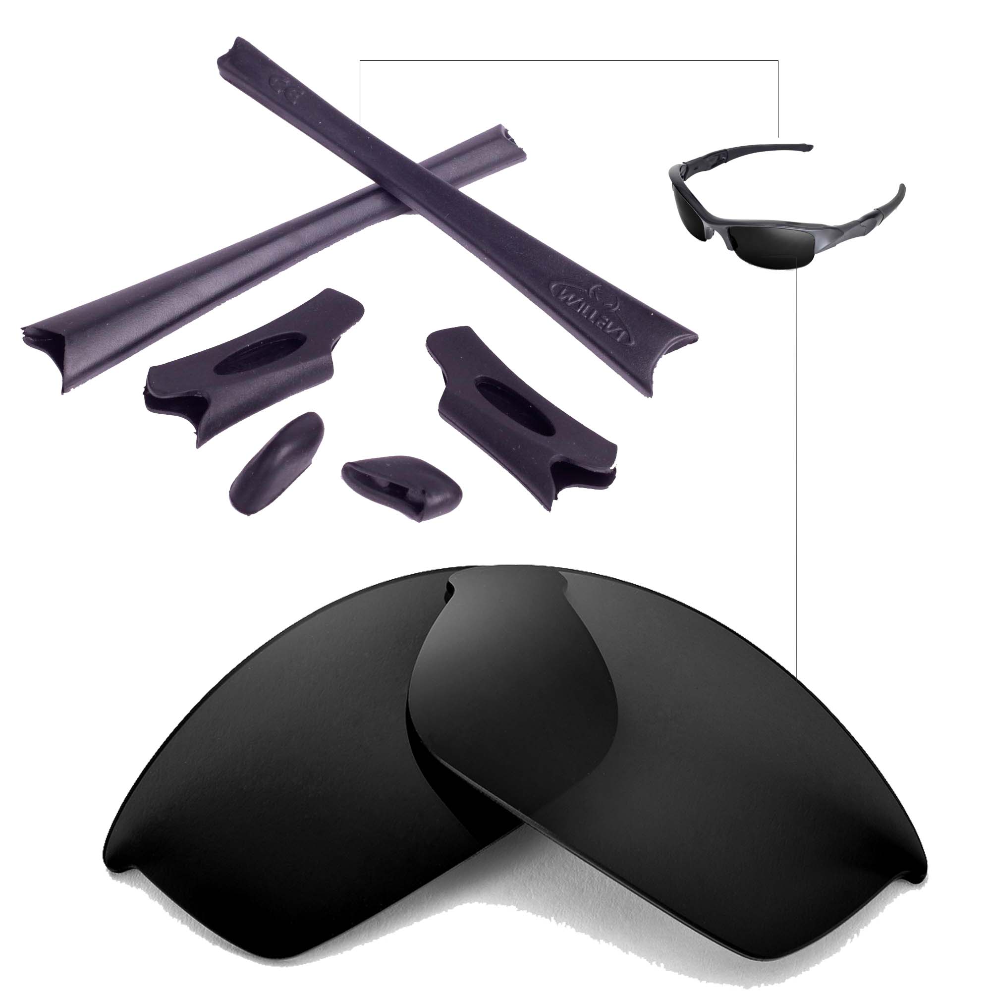 walleva lenses and rubber kit for oakley flak jacket walleva lenses and rubber kit for oakley flak jacket