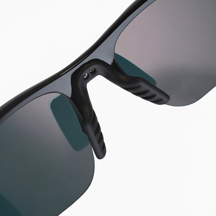 Walleva WSG002 Polarized Sport Sunglasses — Fire Red