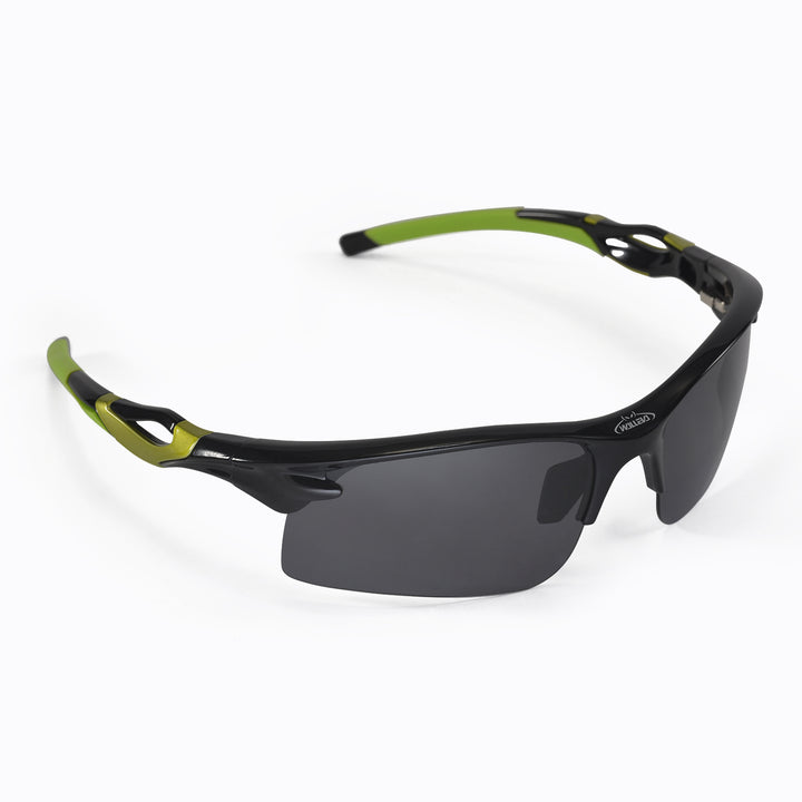 Walleva WSG002 Polarized Sport Sunglasses — Black
