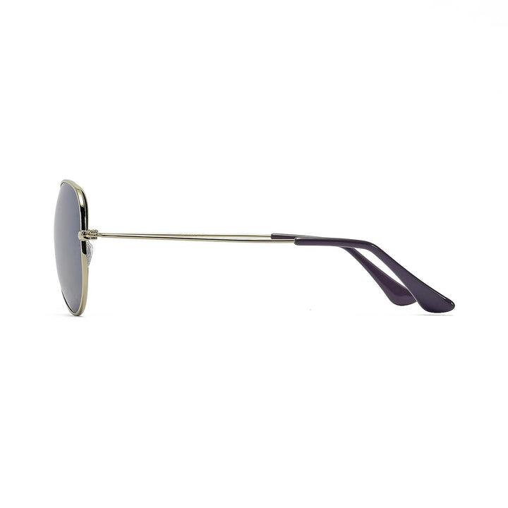 Walleva Pilo Polarized Sunglasses — Aluminum Alloy Frame — Titanium Frame / Titanium Mirror