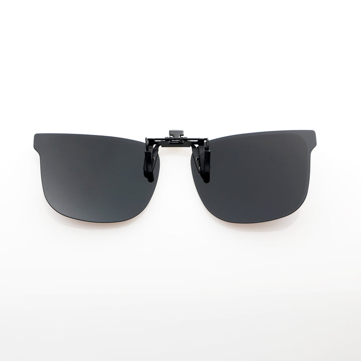 Walleva Polarized Clip-On Flip-Up Sunglasses — Blue