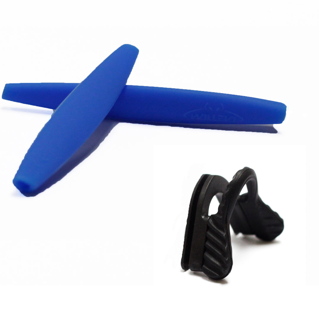 Blue earsocks + black nose pads