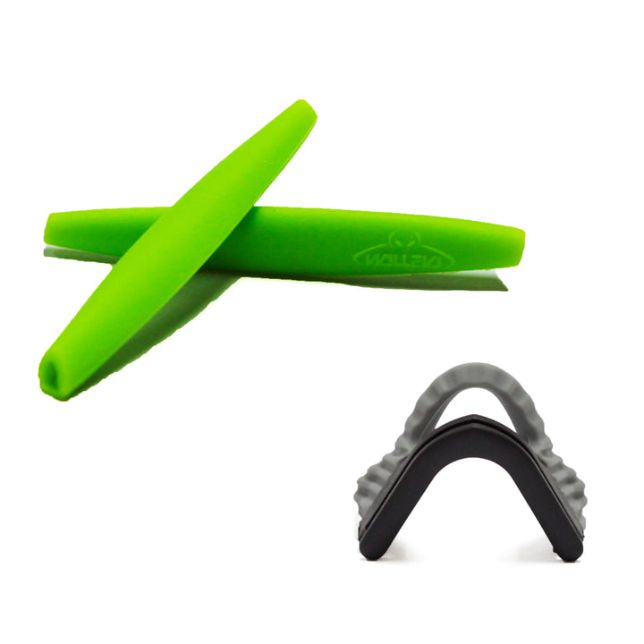 Green earsocks + grey nose pads