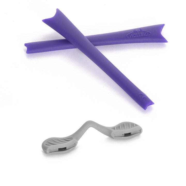 Purple earsocks + grey nose pads