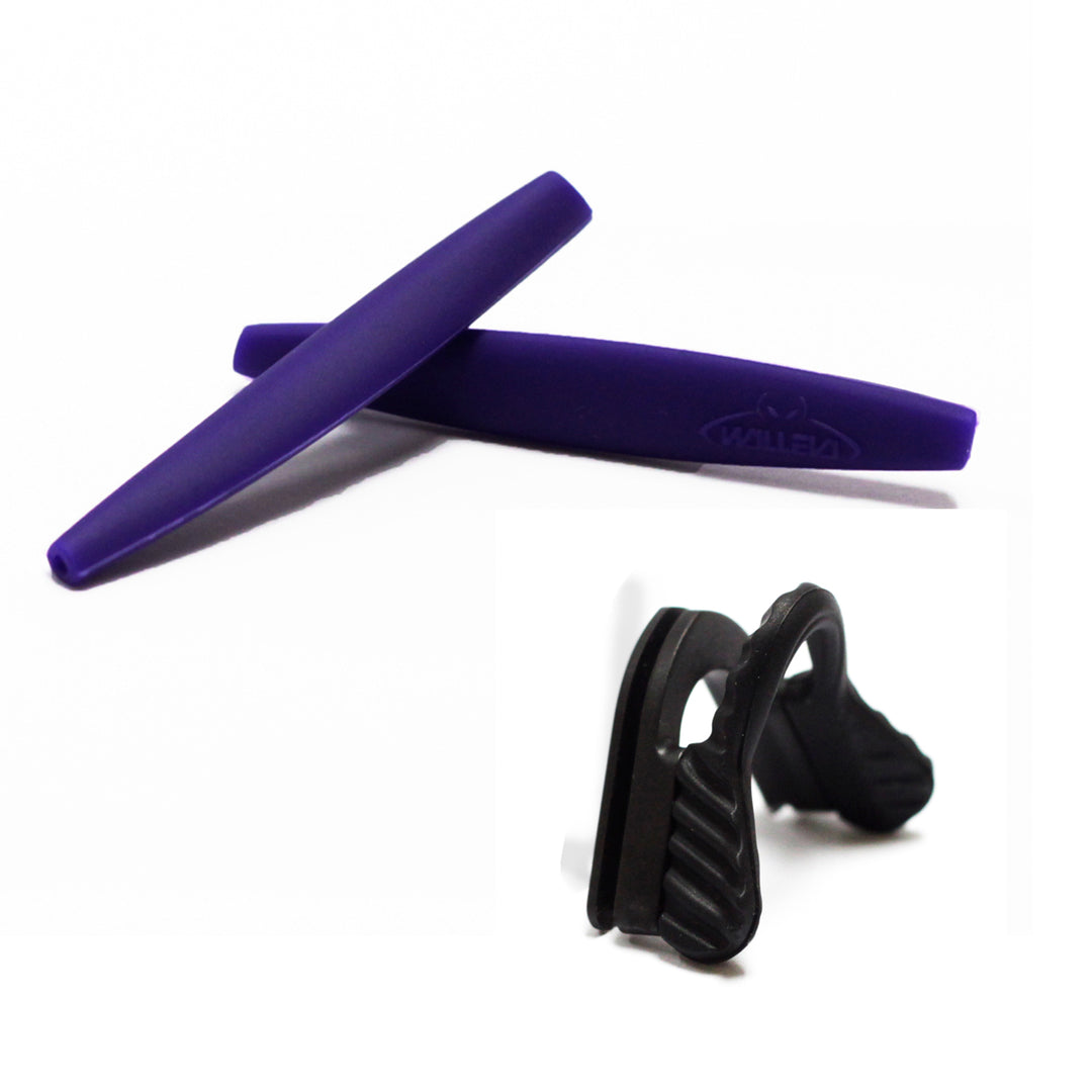 Purple earsocks + black nose pads