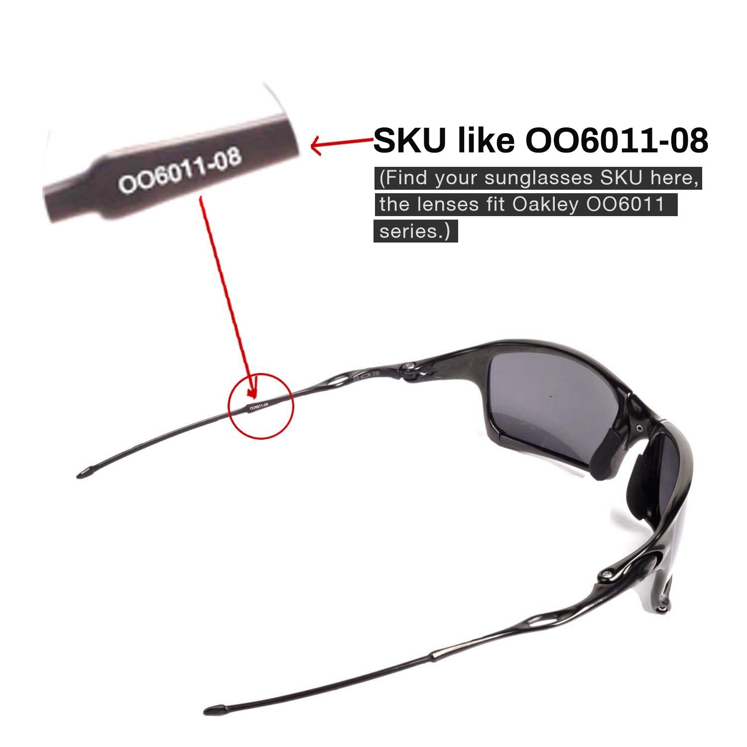 Walleva Replacement Lenses for Oakley X Squared (OO6011 Series