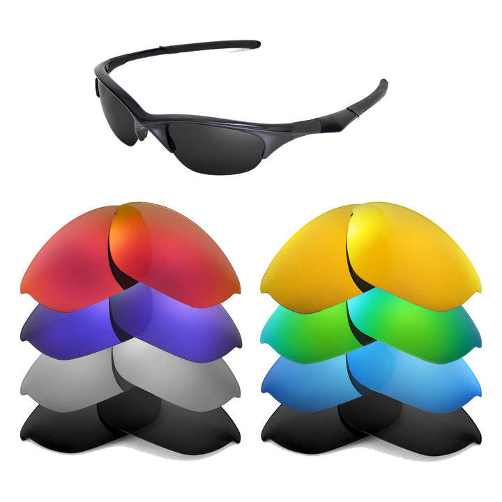 Walleva Replacement Lenses for Oakley Half Jacket