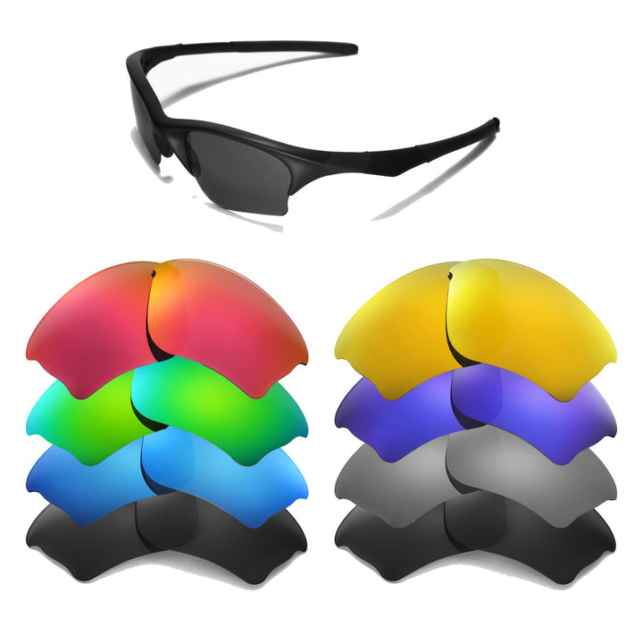 Walleva Replacement Lenses for Oakley Half Jacket XLJ