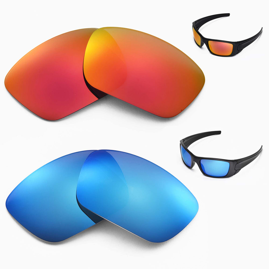 Fire Red + Ice Blue Polarized