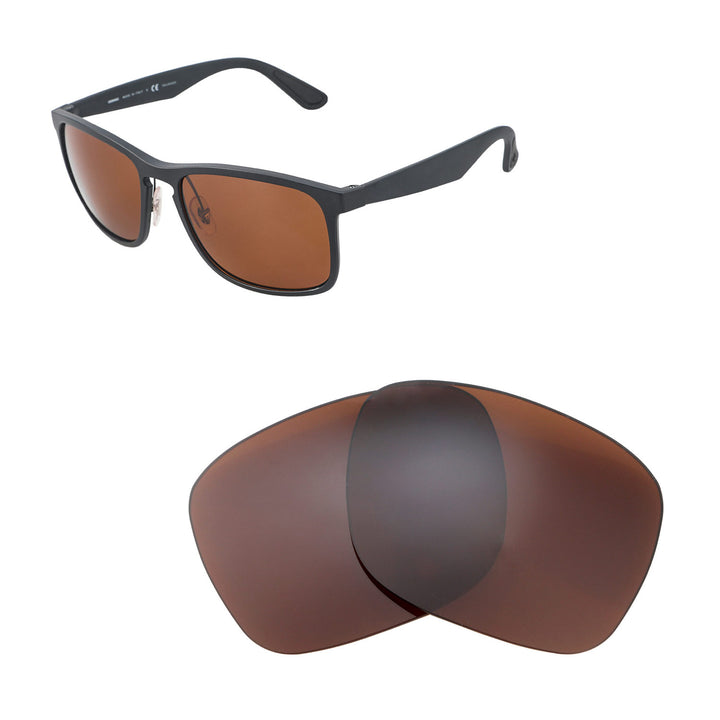 Brown Mr. Shield Polarized