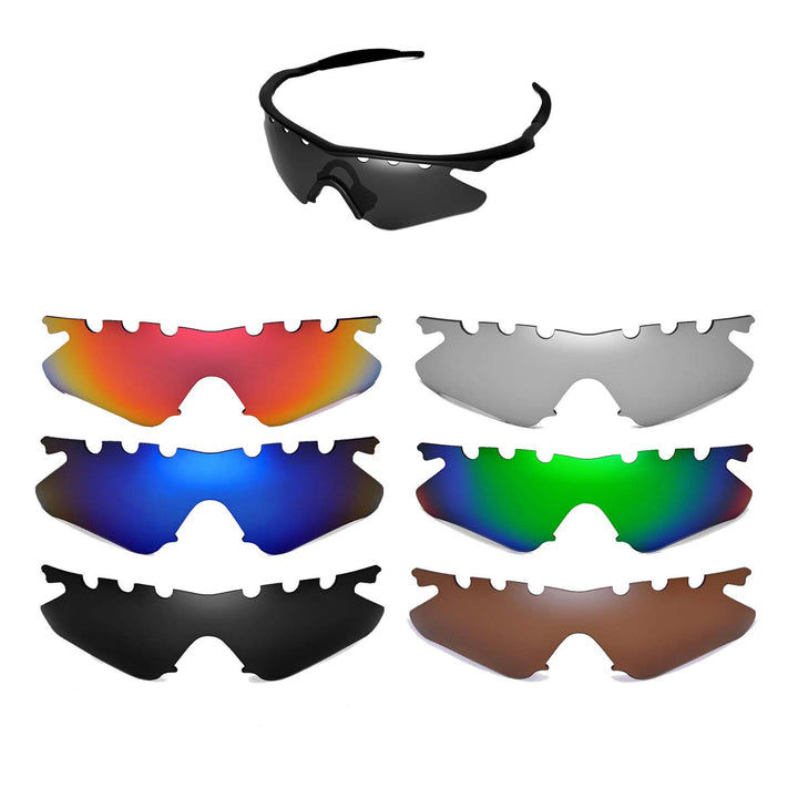 Walleva Replacement Lenses for Oakley M Frame Heater (Vented)