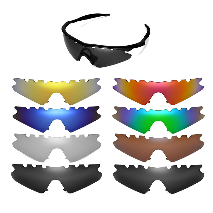 Walleva Replacement Lenses for Oakley M Frame Sweep (Vented)