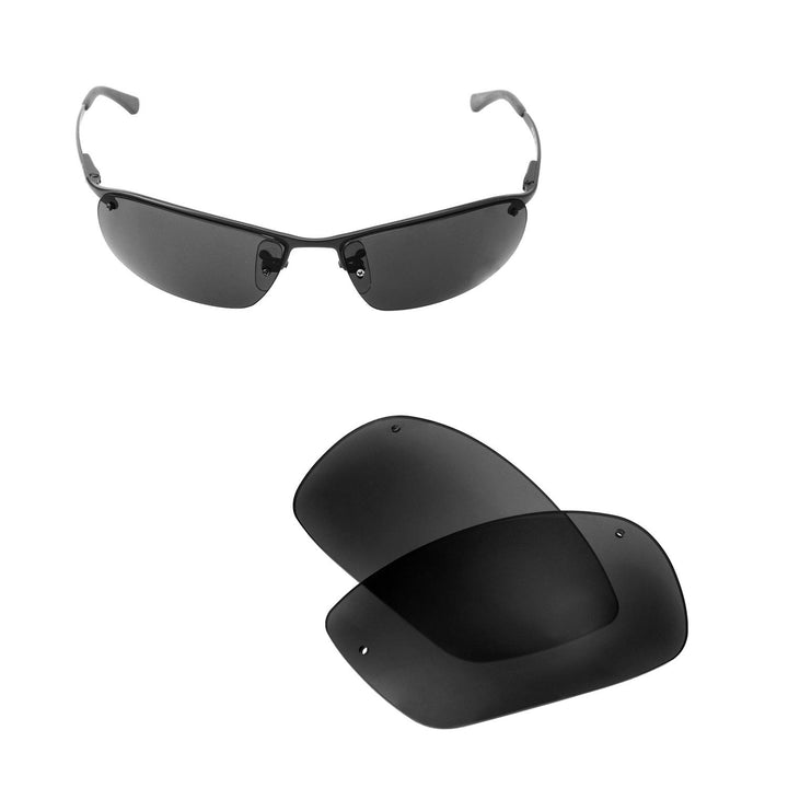 Black Mr. Shield Polarized