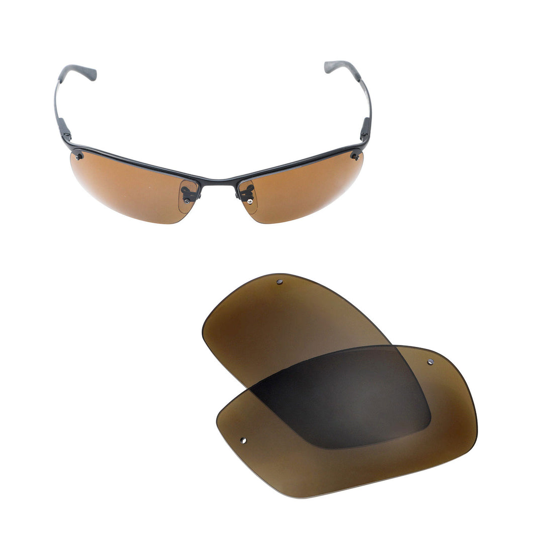 Brown Mr. Shield Polarized