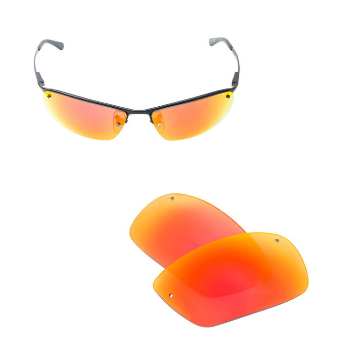 Fire Red Mr. Shield Polarized