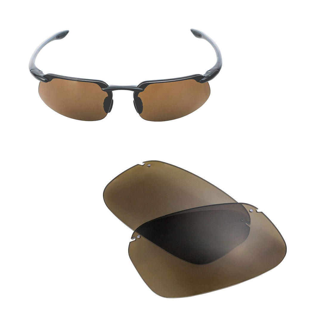 Brown Mr. Shield Polarized