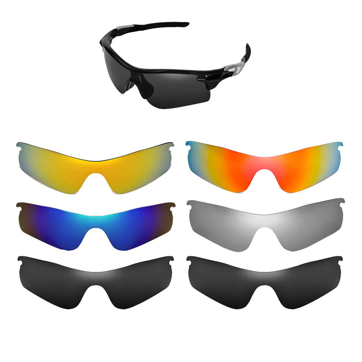 Walleva Replacement Lenses for Oakley RadarLock Path (OO9181 Series)