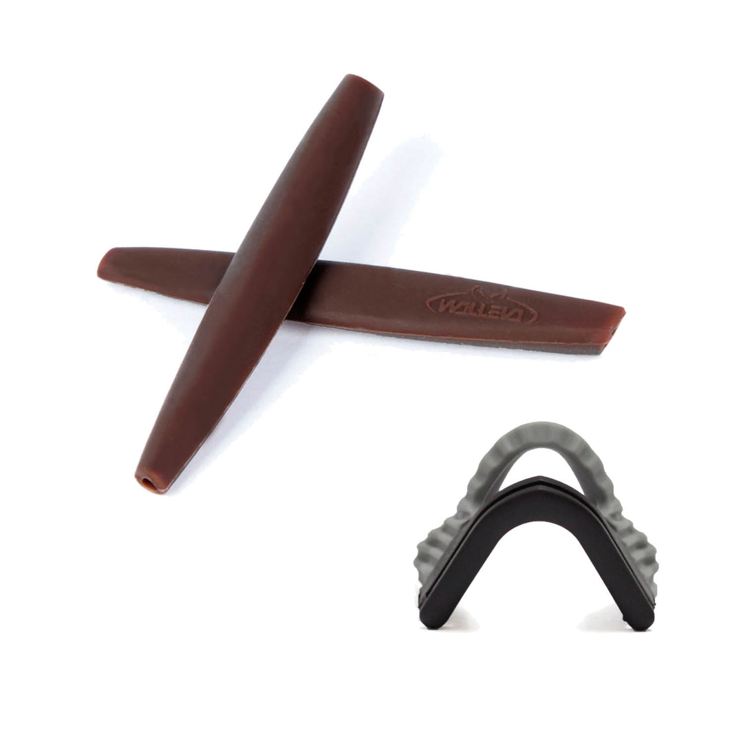 Brown earsocks + grey nose pads