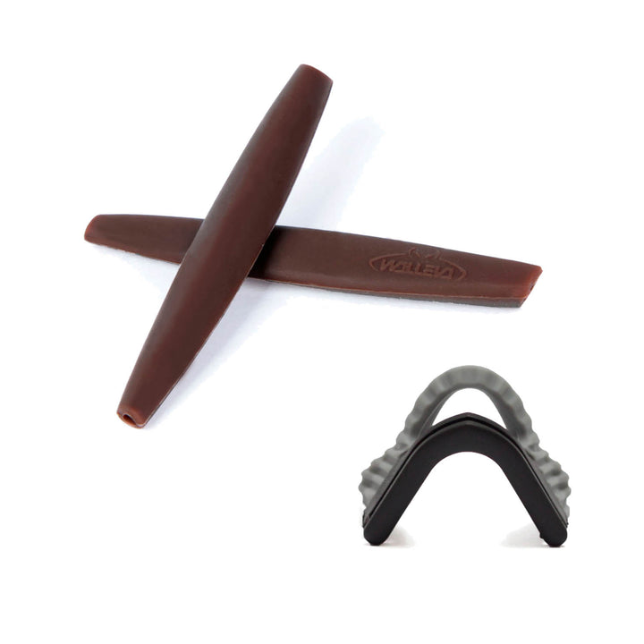 Brown earsocks + grey nose pads