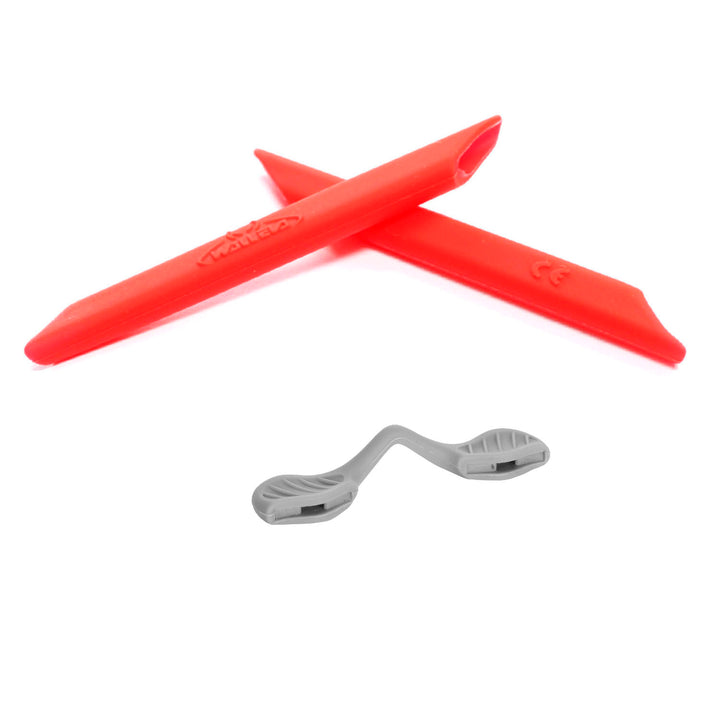 Red earsocks + grey nose pads