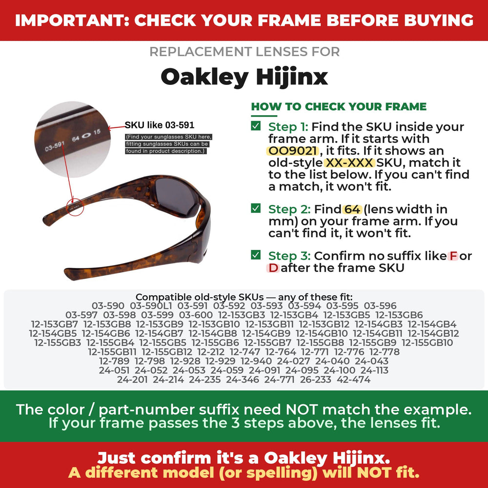 Verify your Oakley Hijinx frame#color_shared