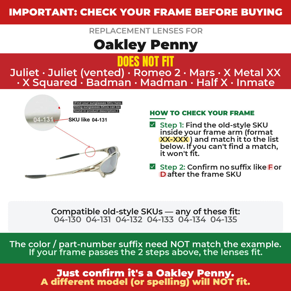 Verify your Oakley Penny frame#color_black