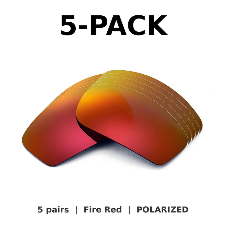 Fire Red Polarized | 5-Pack