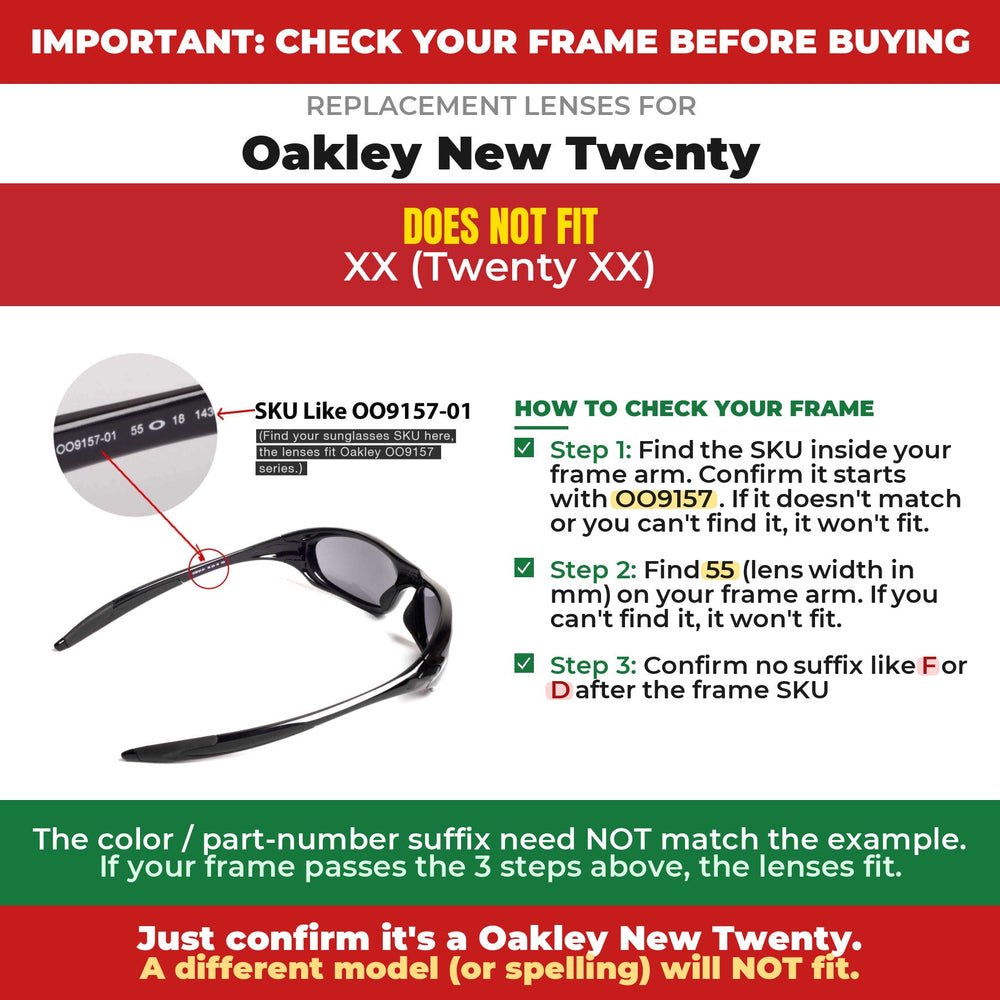 Verify your Oakley New Twenty frame#color_shared