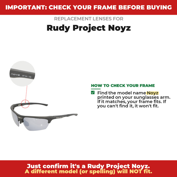 Verify your Rudy Project Noyz frame