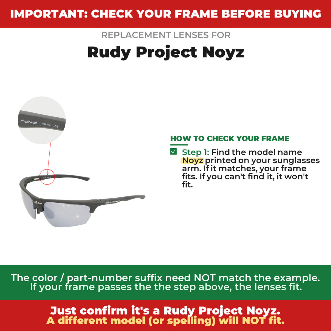 Verify your Rudy Project Noyz frame