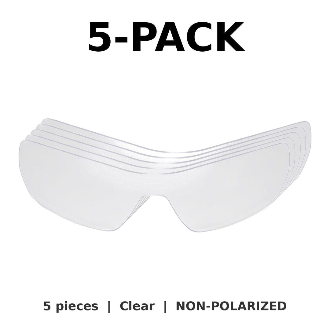 Clear Non-Polarized | 5-Pack