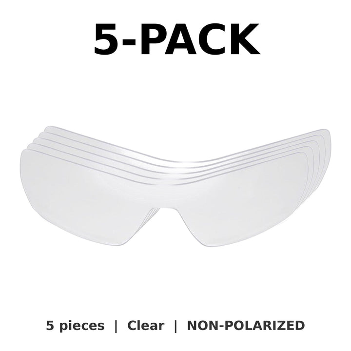 Clear Non-Polarized | 5-Pack