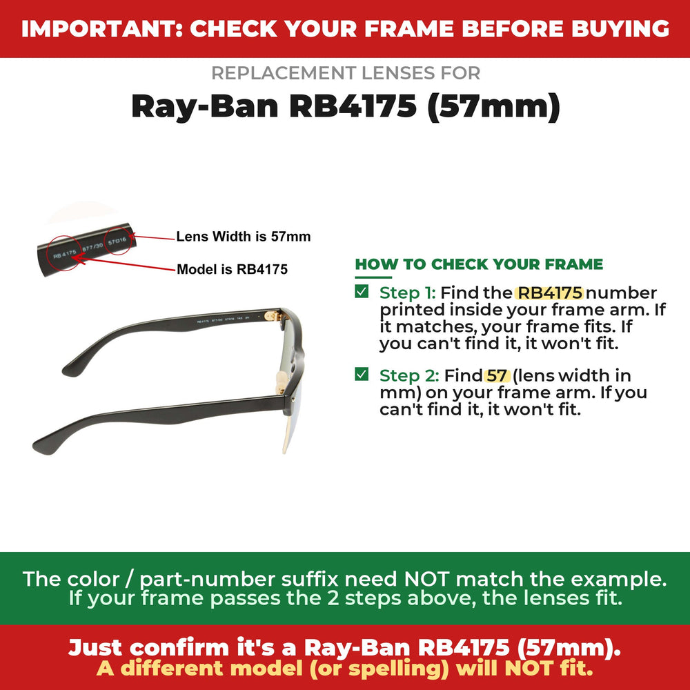 Verify your Ray-Ban RB4175 (57mm) frame#color_shared