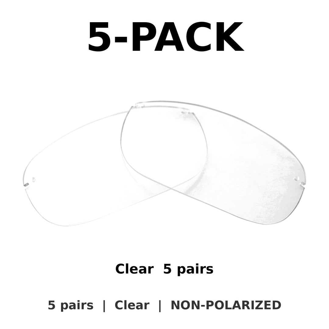 Clear Non-Polarized | 5-Pack