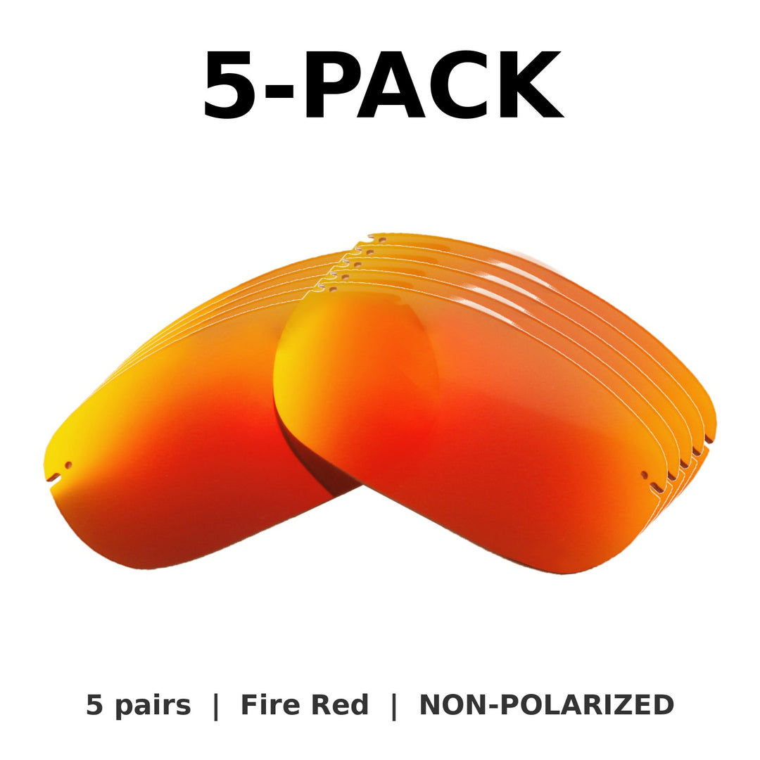 Fire Red Non-Polarized | 5-Pack