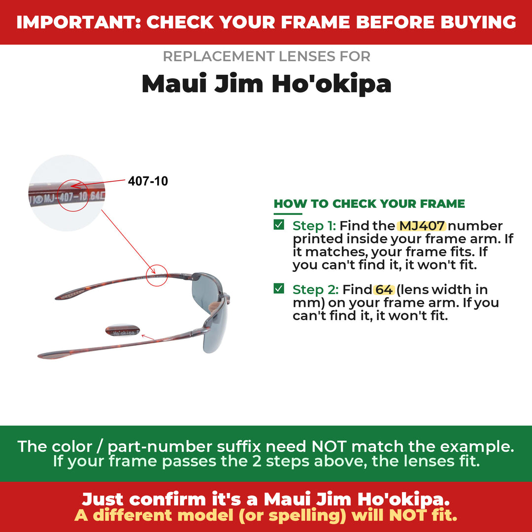 Verify your Maui Jim Ho&