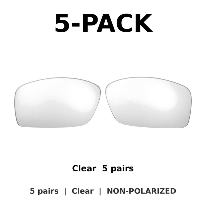 Clear Non-Polarized | 5-Pack