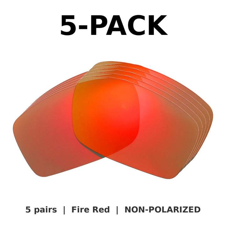 Fire Red Non-Polarized | 5-Pack