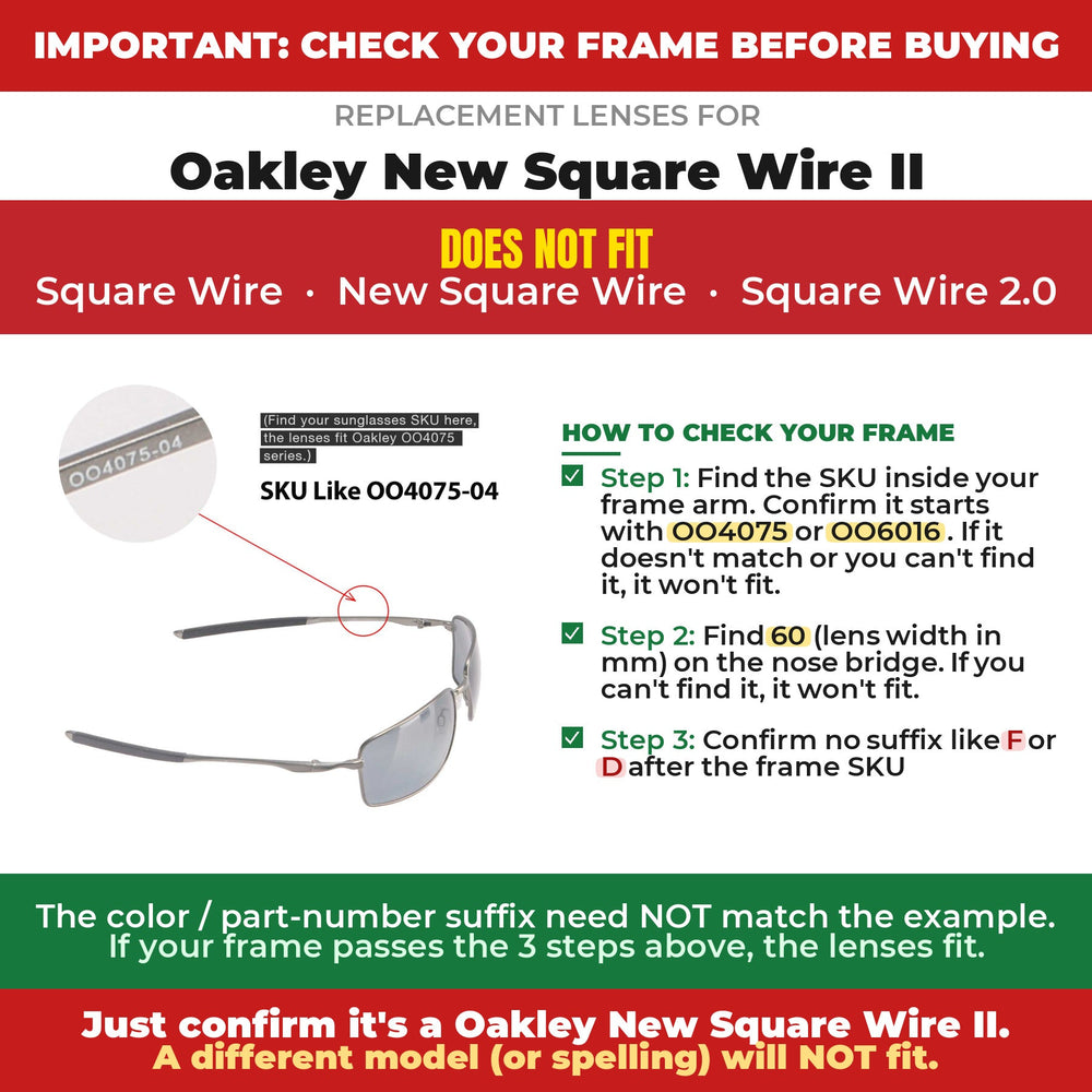 Verify your Oakley New Square Wire II frame#color_shared