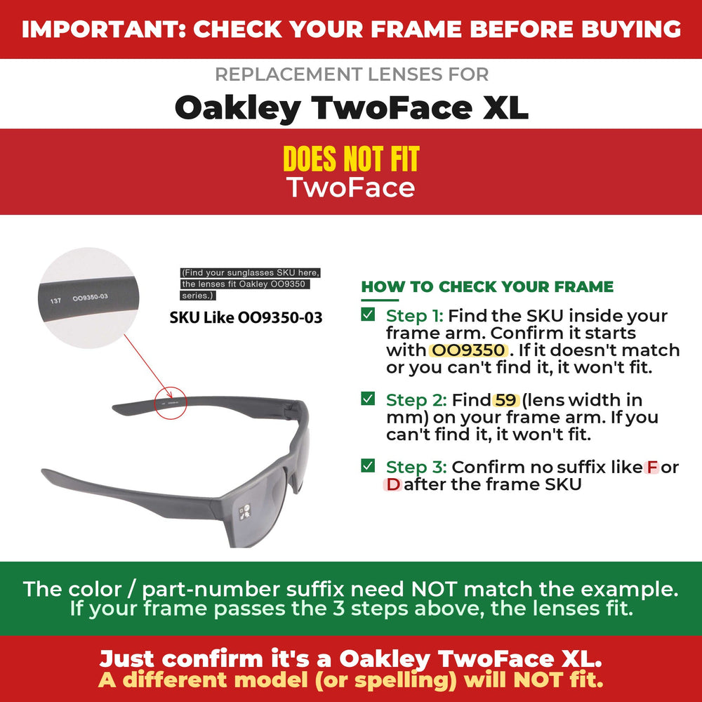 Verify your Oakley TwoFace XL frame#color_shared
