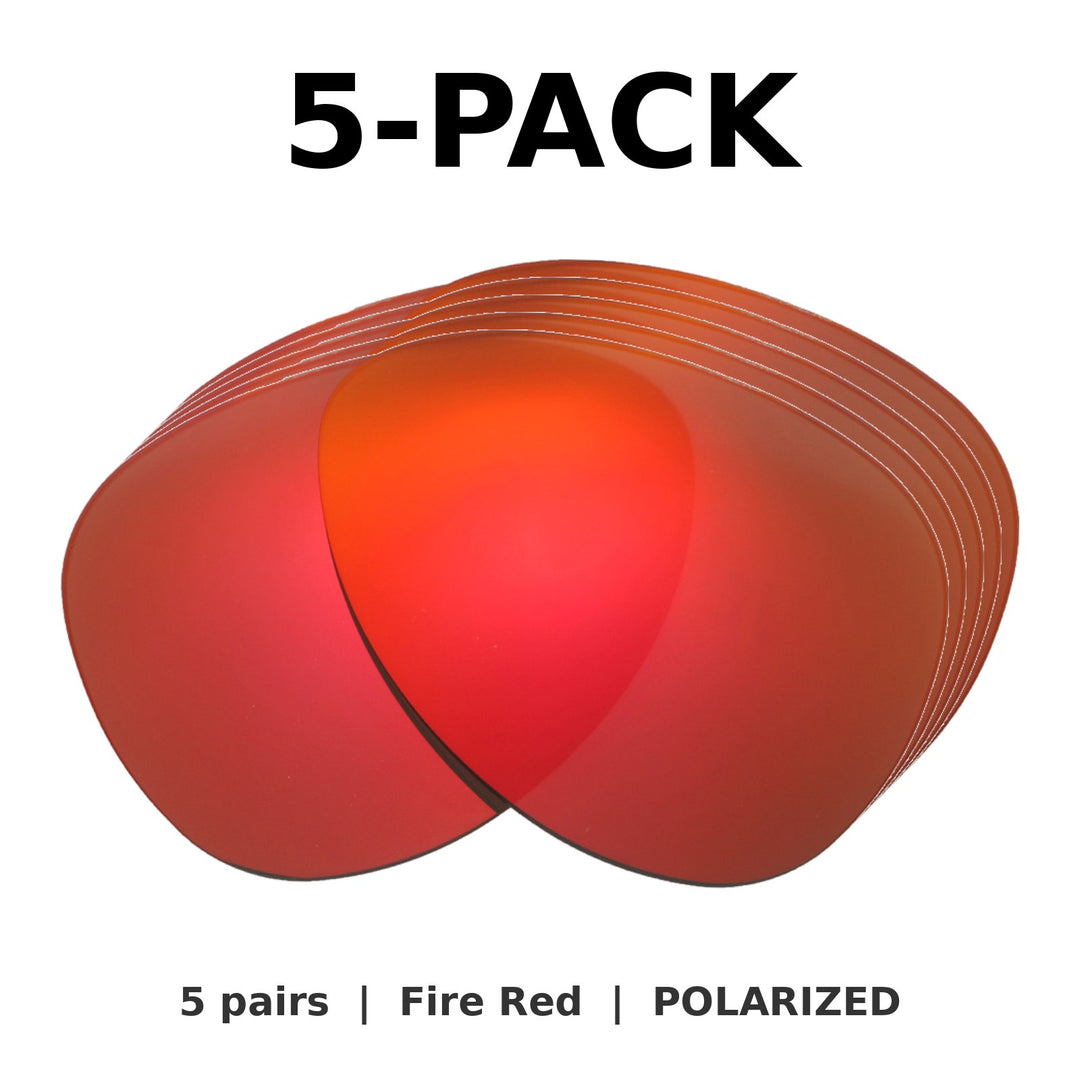 Fire Red Polarized | 5-Pack
