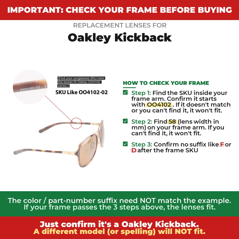 Verify your Oakley Kickback frame#color_shared