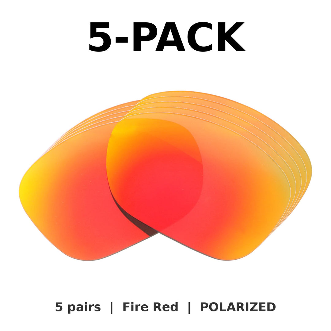 Fire Red Polarized | 5-Pack