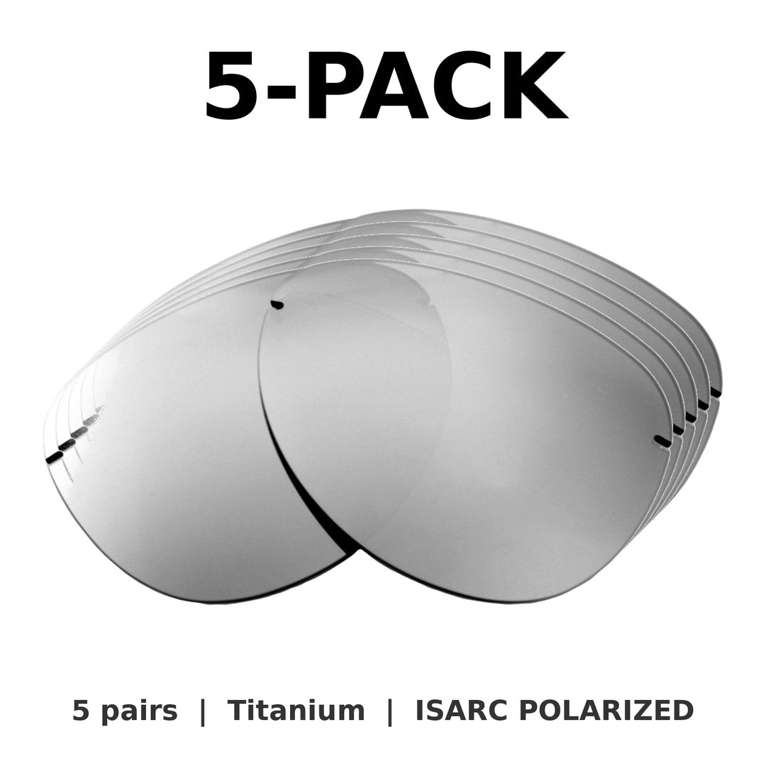 Titanium ISARC Polarized | 5-Pack