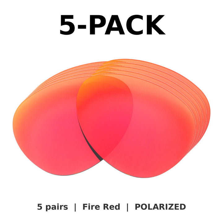 Fire Red Polarized | 5-Pack
