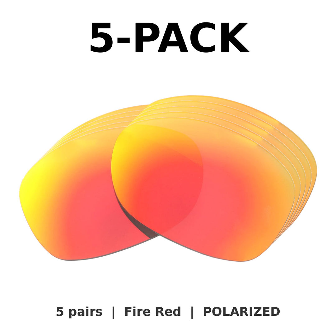 Fire Red Polarized | 5-Pack