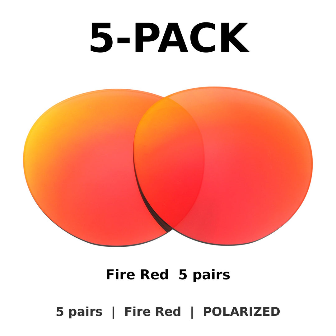 Fire Red Polarized | 5-Pack