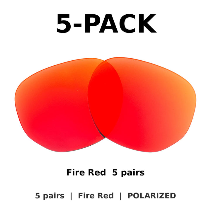 Fire Red Polarized | 5-Pack