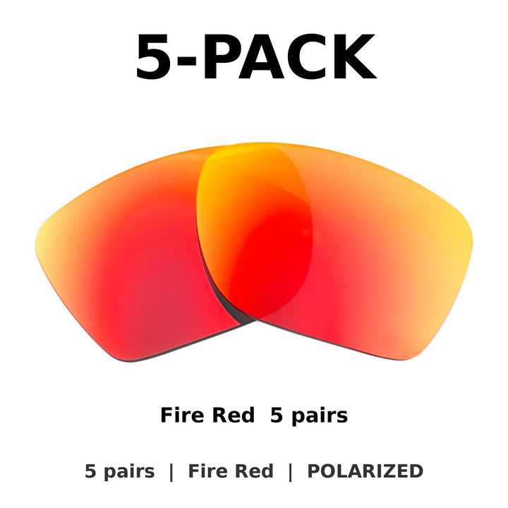 Fire Red Polarized | 5-Pack